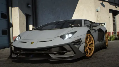 Lamborghini Aventador Svj Gta 5 Fivem Car Mod preview 2
