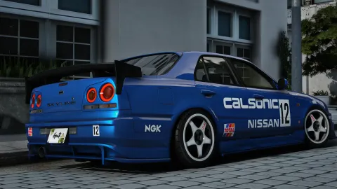 Nissan Skyline Er34 Sedan Gta 5 Fivem Car Mod preview 2