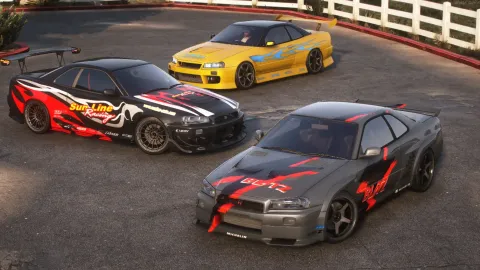 Nissan Skyline Gt R Gt T R34 Pack Gta 5 preview 2