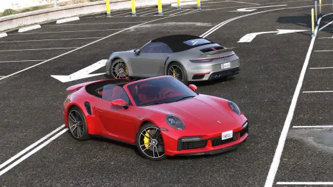 Porsche 911 992 Turbo S Convertible 2023 for FiveM
