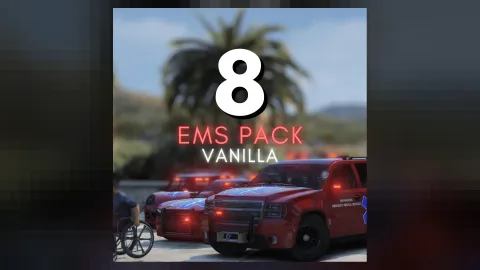 EMS Cars Vanilla - emergency vehicle for FiveM GTA 5 roleplay