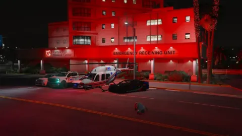 EMS Pack 1 - emergency vehicle for FiveM GTA 5 roleplay