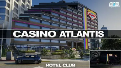 Energy Atlantis Casino MLO - nightclub and casino MLO for FiveM GTA 5 roleplay