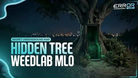Error Hub Hidden Tree Lab MLO interior view - FiveM gang and criminal MLO