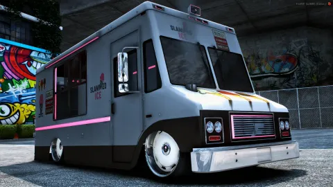 Slammed Ice Cream Truck for FiveM
