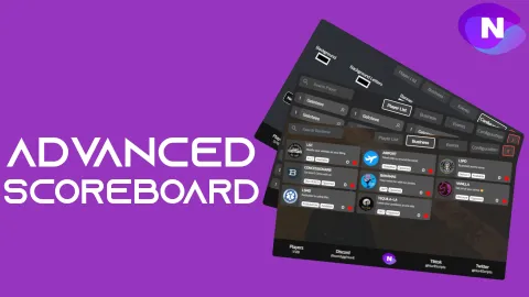 Scoreboard script overlay listing online players and ping in FiveM