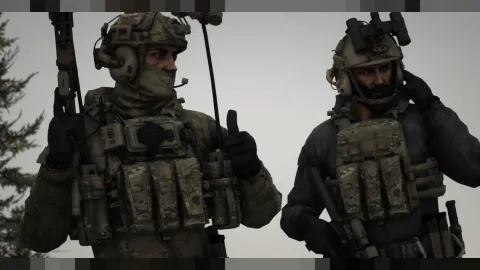 EUP vest package tactical duty vests on FiveM MP male officer character