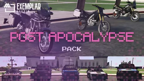Exemplar Studio Post Apocalypse Pack - vehicle pack for FiveM GTA 5 roleplay