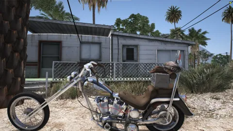 EZ10 Customs EZ Caspers Bado badoshovel chopper - motorcycle for FiveM GTA 5 roleplay