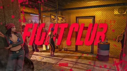 Fight Club MLO underground arena with ring and surrounding seating — FiveM MLO