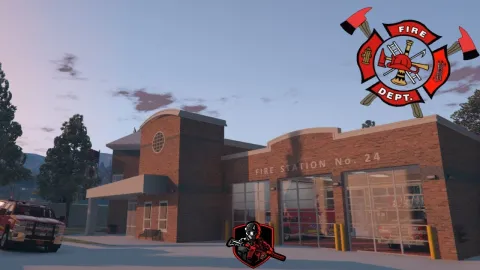 Fire Department MLO fire station interior for FiveM