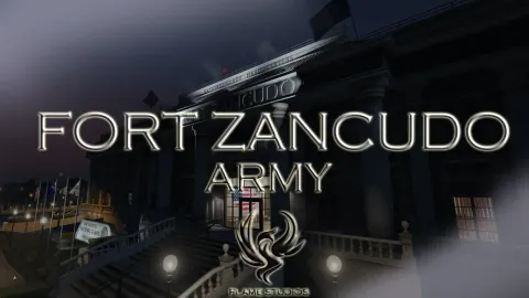 Flame Studios Fort Zancudo MLO - city and public MLO for FiveM GTA 5 roleplay