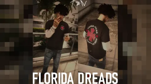 Florida dreads on a FiveM MP Male character
