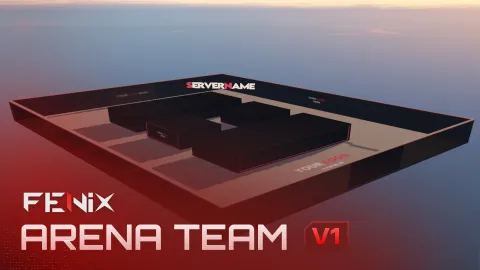 Arena Team MLO sports venue with seating and floor in FiveM
