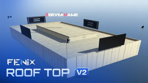 Rooftop MLO lounge and terrace venue for FiveM