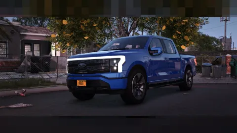 Ford F150 Lightning 2023 FiveM add-on electric pickup truck