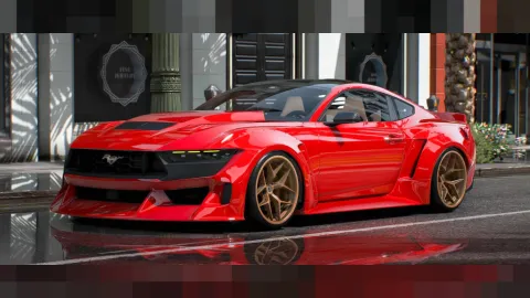 Ford Mustang Dark Horse FiveM custom car add-on