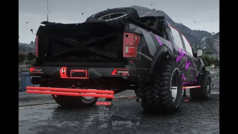 Ford Raptor Monster Extreme Edition front view - FiveM off-road vehicle