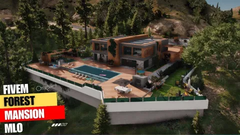 Forest Mansion MLO secluded woodland estate for FiveM