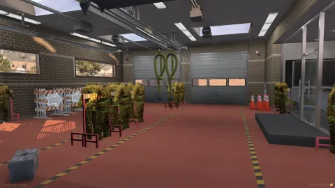 Forge Studios Fire Station Paleto Bay MLO interior view - FiveM fire station MLO
