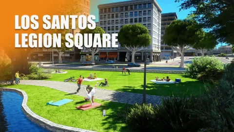 Forge Studios Los Santos Legion Park MLO interior view - FiveM custom map
