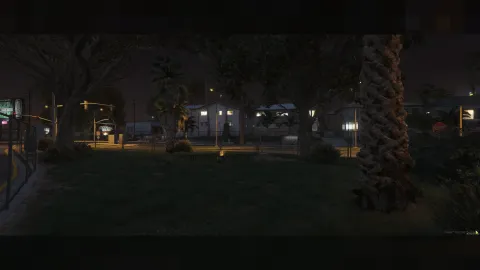 Forum drive mapping reworked residential street with added props in FiveM — view 2