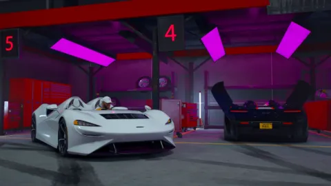 Foxelva FiveM car custom add-on coupe parked in the city