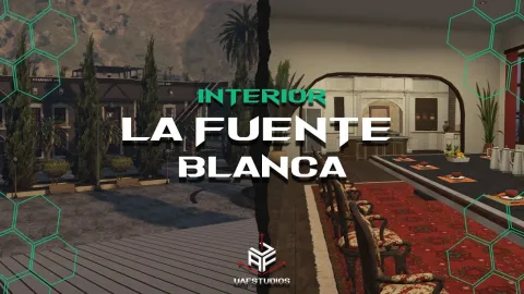 Fuente blanca interior mlo furnished ranch estate rooms in a FiveM server