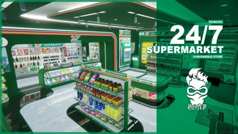 Futuristic Supermarket MLO interior preview for FiveM