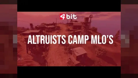 Altruist camp MLO cult hideout with cabins and ritual grounds in FiveM