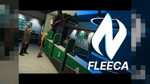 Gabz Fleeca Bank MLO vault and lobby interior for FiveM roleplay