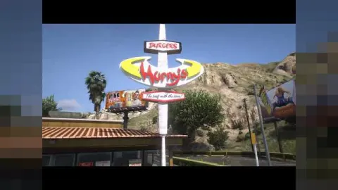 Gabz Hornys MLO FiveM burger diner interior with kitchen and counter