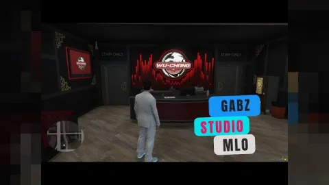 Gabz record studio MLO recording booth and mixing interior for FiveM