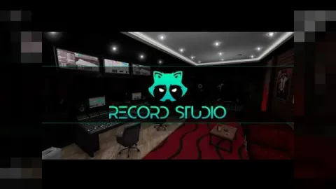 Gabz recording studio MLO production booth and lounge interior for FiveM