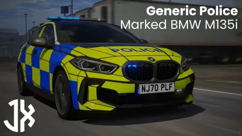 Generic Police 2020 BMW M135i JX Modifications - police car for FiveM GTA 5 roleplay
