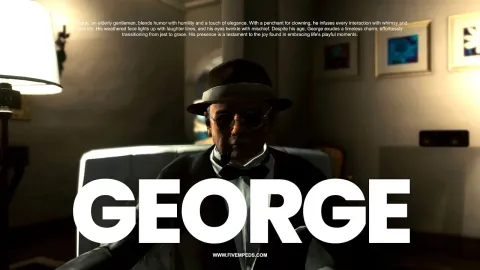 George Old Man old man ped shown in-game for FiveM