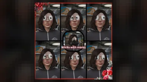 Googly Eyes April Fools preview - FiveM clothing pack