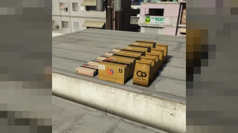 GoPostal postal boxes props pack mailboxes and parcels for FiveM roleplay — view 2