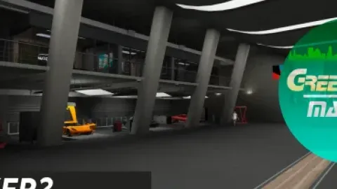 Greencome Underground Garage MLO interior view - FiveM mechanic and garage MLO
