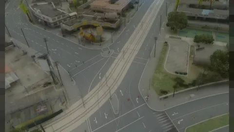 Grey roads with clean asphalt and crisp markings in FiveM