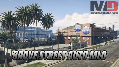 Grove Street Auto MLO interior for FiveM roleplay servers