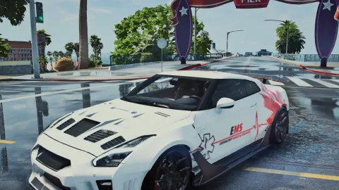 Gtr EMS Wb front view - FiveM emergency vehicle
