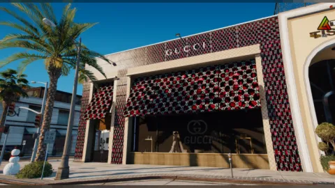 Gucci store mlo luxury boutique interior for FiveM roleplay