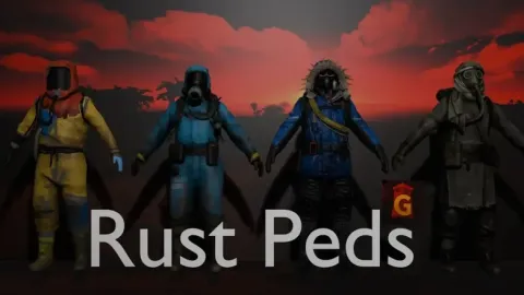 Gulag Creations Rust Peds Pack - ped for FiveM GTA 5 roleplay
