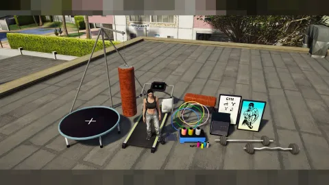 Gym Props pack fitness equipment set in FiveM