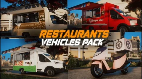 Restaurants Vehicles Pack for FiveM