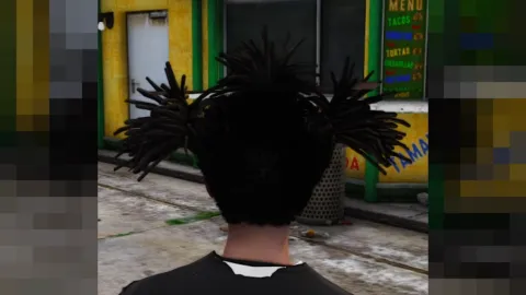 Layered hair style on a FiveM MP Male character — view 2