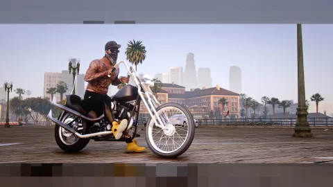 Harley davidson custom bike add on fivem — FiveM vehicle preview