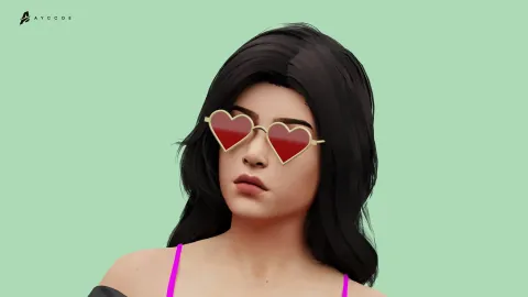 Heart Glasses - clothing pack for FiveM GTA 5 roleplay