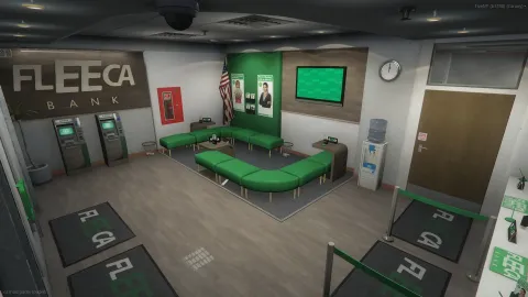 Helnius Fleeca Banks MLO interior view - FiveM city and public MLO